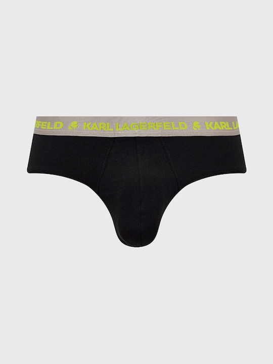 Karl Lagerfeld Σλιπ 3Pack Μαύρα