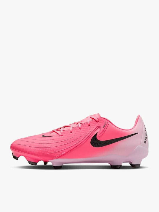 Nike Phantom GX 2 Academy Football Shoes with Cleats Sunset Pulse / Black