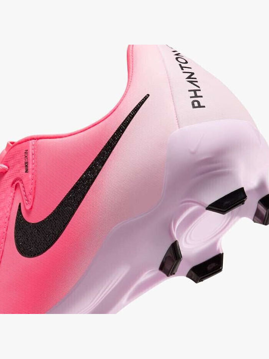 Nike Phantom GX 2 Academy Football Shoes with Cleats Sunset Pulse / Black