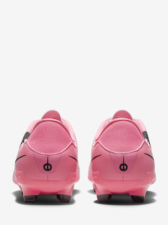 Nike Tiempo Legend 10 Academy Футболни Обувки с Бутони Бяло / Ярко Малиново / Черно