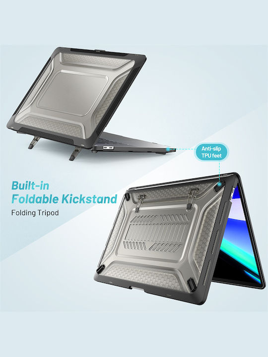 Sonique Icy Guardian Laptoptasche Für Laptop 16" Apple MacBook Pro 16" 2021/2023 In Schwarz