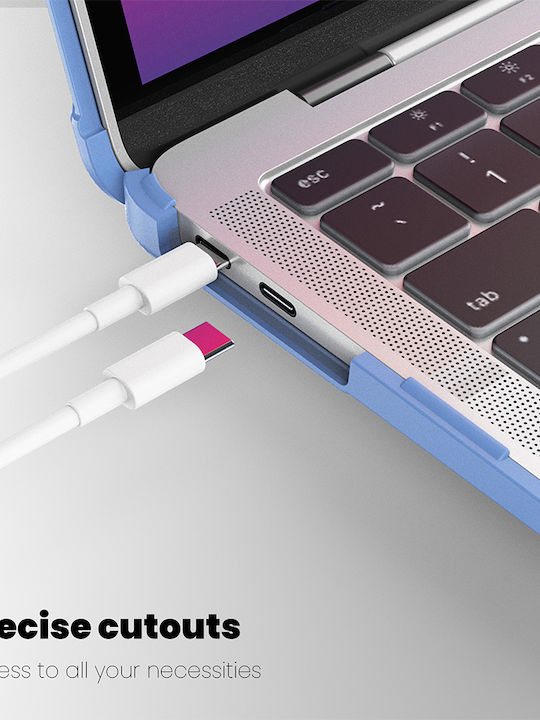 Sonique Icy Laptoptasche für Laptop 13" Apple MacBook Air 13'' 2018/2020 in Hellblauer Farbe