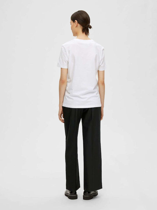 Femeie Tricou White
