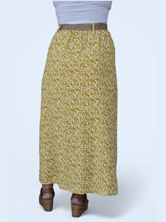 Raiden Maxi Skirt Citrine