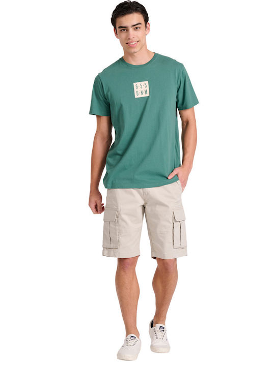 Garage Fifty5 Men's Short Sleeve Blouse Green