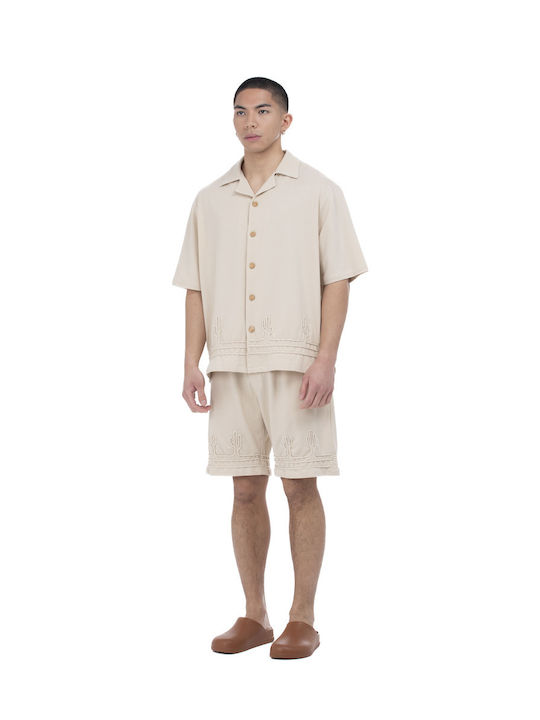 Ne En Aout Men's Shorts Beige