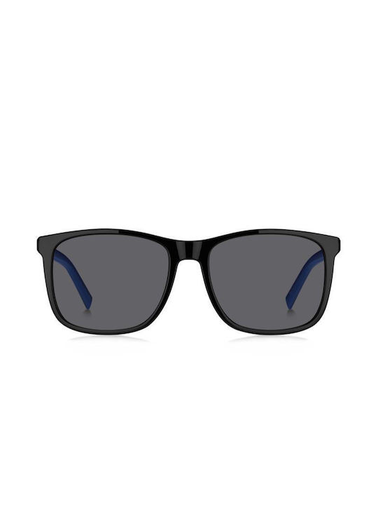 Tommy Hilfiger 807ir Sunglasses with Black Plastic Frame and Black Lens TH2120/S 807/IR