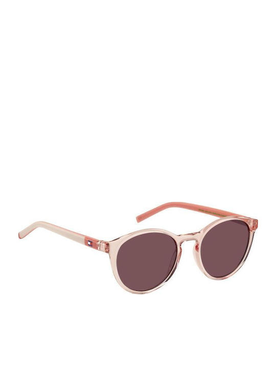 Tommy Hilfiger Unisex Sonnenbrille mit Rosa Kunststoff Gestell und Rosa Linse TH2121/S 733/U1