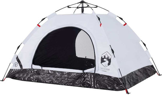 vidaXL Σκηνή Camping Igloo Λευκή για 2 Άτομα 200x150x120εκ.