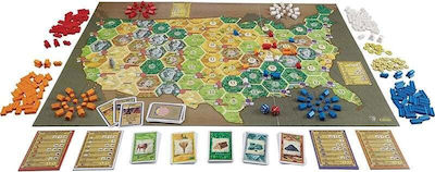 Catan Studio Joc de Masă Catan Histories: Settlers of America pentru 3-4 Jucători 12+ Ani