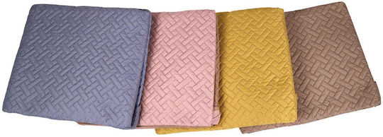 Sidirela Κουβερλί Μονό Microfiber Pink Apple 150x220cm