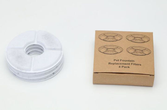 eBest Pet Water Fountain Ersatzfilter für Hund & Katze 4Stück