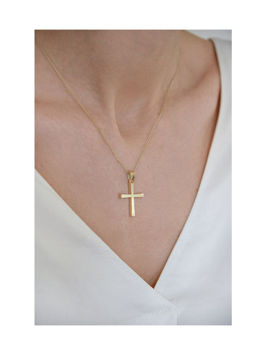 Kritsimis Gold Cross 14K with Chain