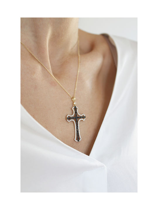 Kritsimis Gold Cross 14K with Chain