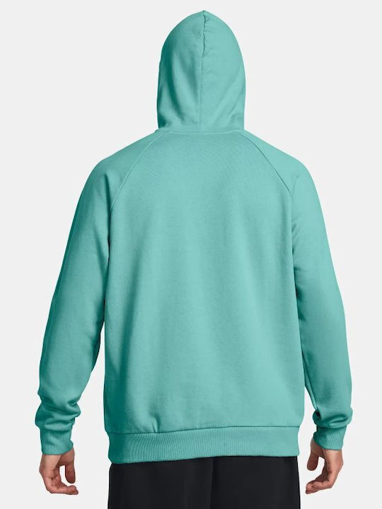 Under Armour Herren Sweatshirt Jacke mit Kapuze und Taschen Blau