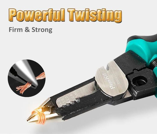 Proskit Cable Stripper Pliers with Cutter and 225mm Length