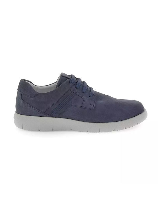 Stonefly Men's Leather Casual Shoes Blue