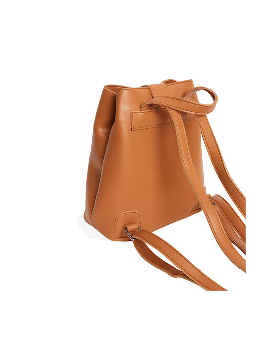 Elena Athanasiou In Island Backpack Mini Ea-132 Cognac Γυναικεία Collection Su24