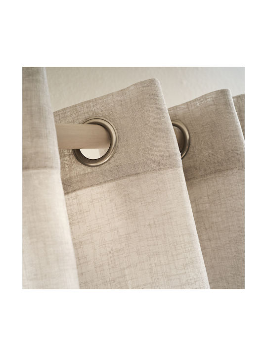 Gofis Home Perdea Cu Capse Combe Willow Gri 200x275cm