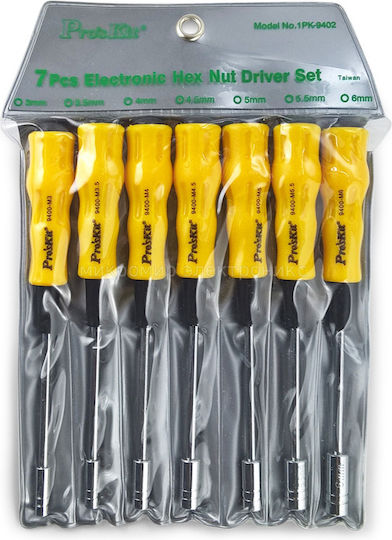 Proskit Set 7 Electrician Screwdrivers