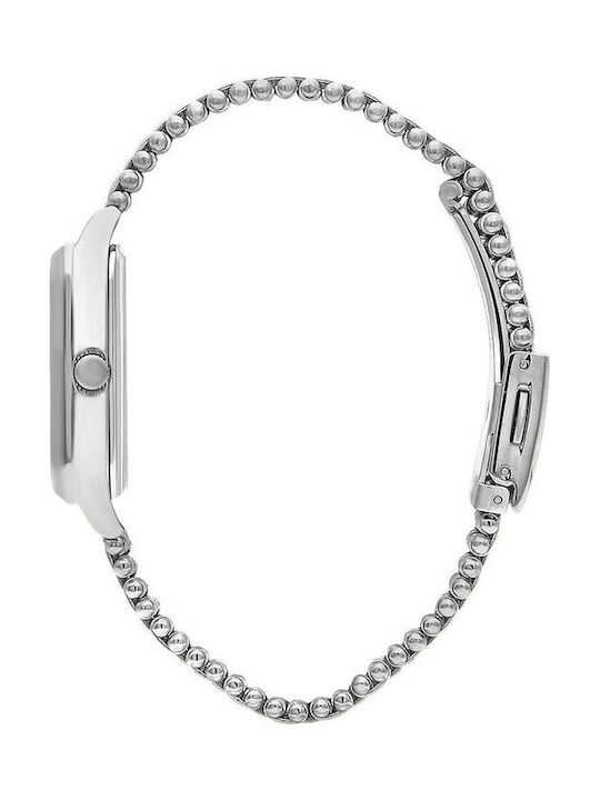 Lee Cooper Crystals Кварцов Часовник с Метална Верижка