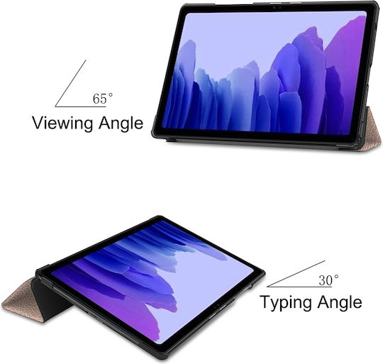 Sonique Flip Cover Ανθεκτική Ροζ Χρυσή (Galaxy Tab A7 2020/2022)