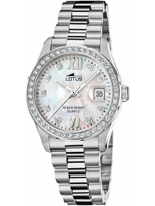 Lotus Watches Women's Watch with Silver Metal Bracelet