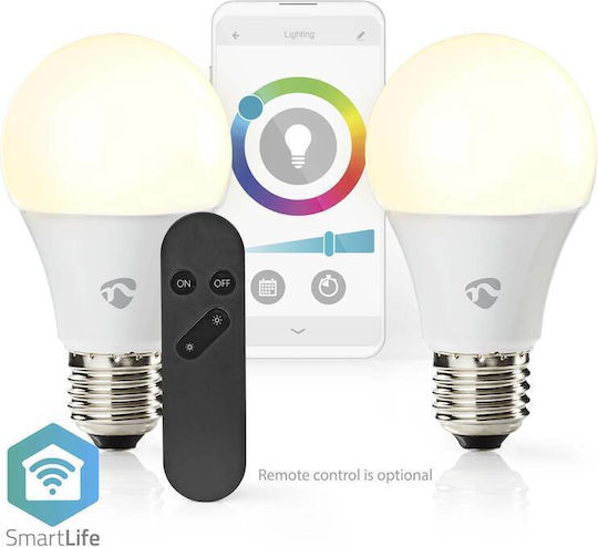 Nedis LED крушка 9W за фасунга E27 RGB 806лм