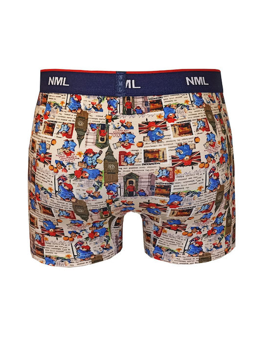 Namaldi Men's Boxer Ecru with Patterns