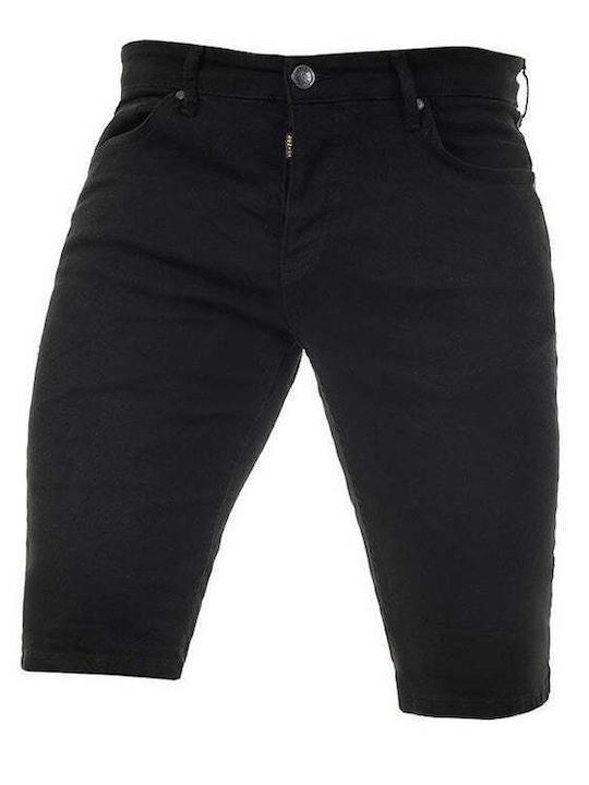 Senior Herrenshorts Jeans Schwarz