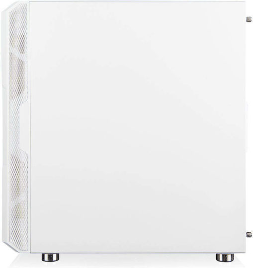 Modecom Amirani Gaming Midi Tower Κουτί Υπολογιστή με Πλαϊνό Παράθυρο Λευκό