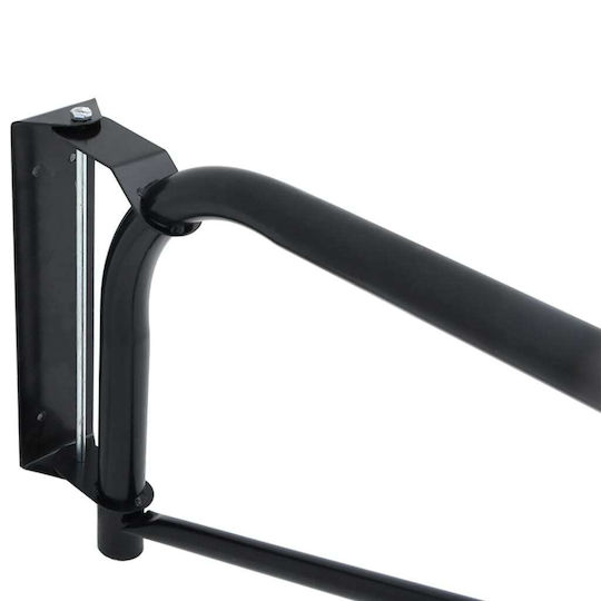 Vidaxl Rubber Wall-Mounted Boom Black Steel Black