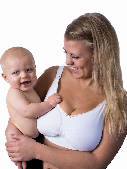 Carriwell Maternity & Nursing Sports Bra with Clips White Carriwell Maternity & Nursing Sports Bra with Clips White