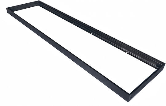 Eco Light Tragrahmen für Leuchten aus Aluminium Schwarz EC79999