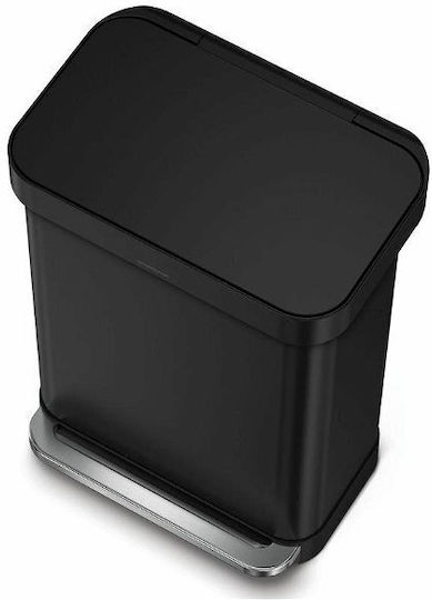 Simplehuman Plastic Waste Bin 55lt