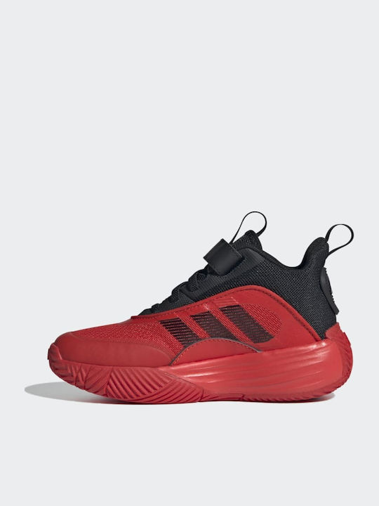 Ownthegame Ownthegame 3.0 Kids Sports Shoes Basketball with Hoop & Loop Closure Red