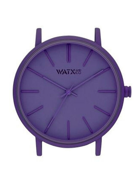 WATX & CO Women's Watch with Purple Metal Bracelet