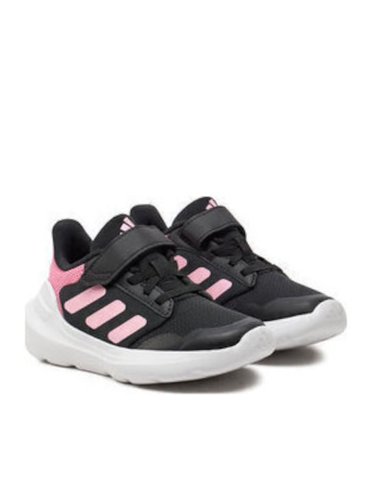 Tensaur Run 3.0 Αθλητικά Παιδικά Παπούτσια Running με Σκρατς Core Black / Bliss Pink / Cloud White