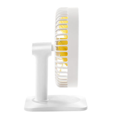 N11 Adjustable Usb Charging Mute Desktop Electric Fan 3 Speed Control White