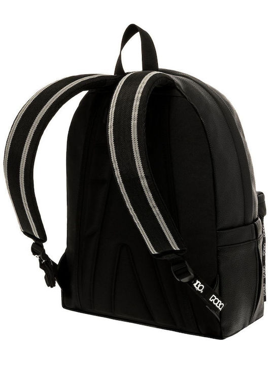 Polo School Bag Shoulder Junior High-High School in Black color 2024