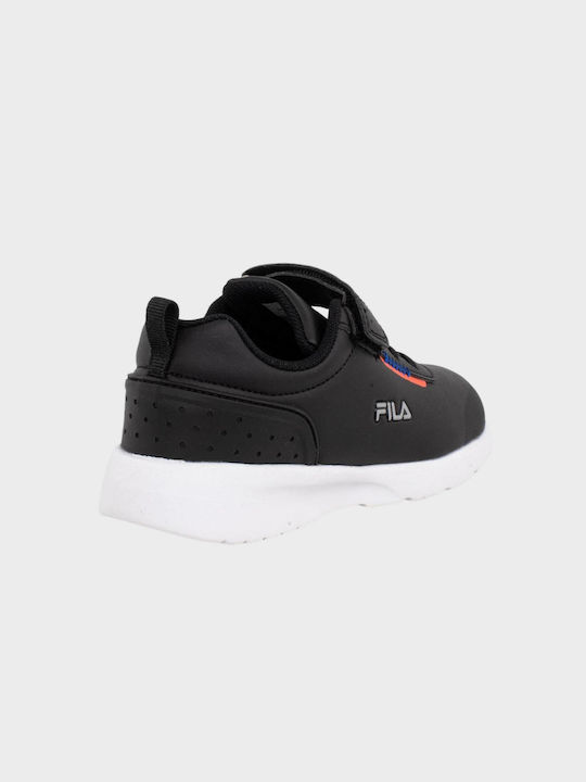 Fila Παιδικά Sneakers Campilio 2V Black / Coral / Pink