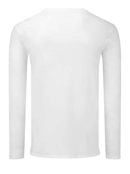 Fruit of the Loom Iconic 150 Men's Long Sleeve Promotional Blouse White