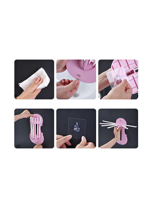 Multifunctional Support Towels Kitchen Utensils Pink 26.5 X 39 X 21 Cm