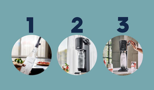 Sodastream Art Παρασκευαστής Σόδας Μαύρη