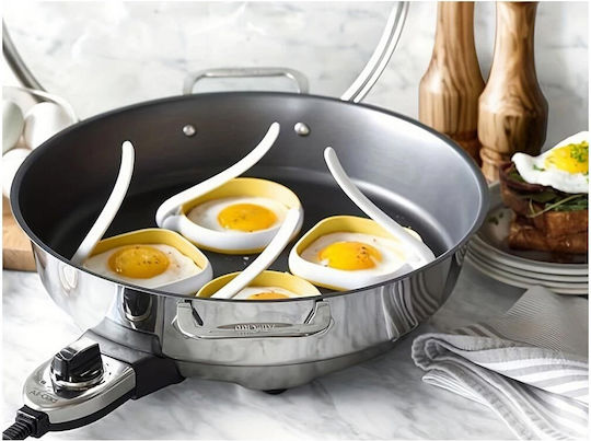 Set of 2 Egg Molds for Frying Pancakes and Omelettes 10x13x10 cm Aria Trade