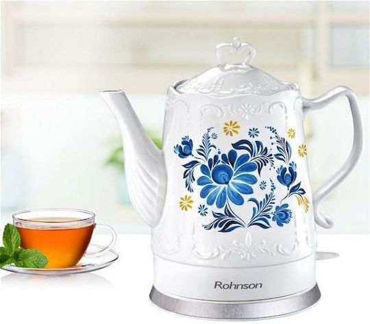 Rohnson Βραστήρας 1.5lt 1200W Λευκός