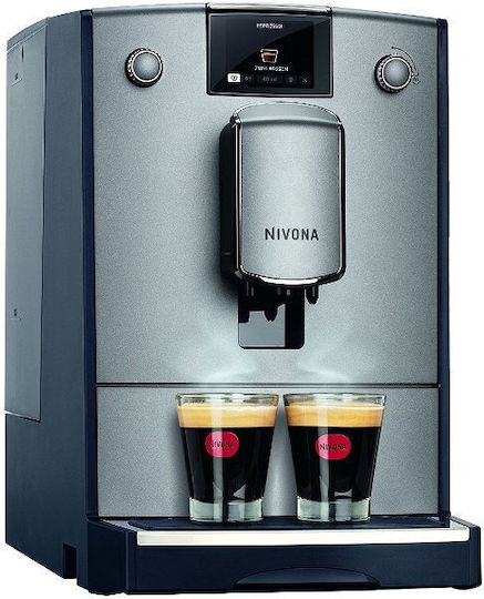 Nivona Cafe Romatica 695 Автоматична Еспресо Кафемашина 1455W Налягане 15bar с Мелачка Сребриста NICR 695