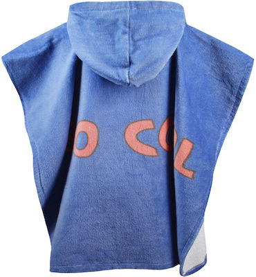 Energiers Kinder Strandponcho Dinosaurier Blau