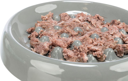 Trixie Keramik Schalen Futter Langsame Fütterung für Hund & Katze 250ml 18cm in Blau Farbe
