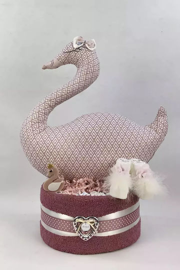 Dama Koupa Handmade Diaper Cake pentru Fetiță